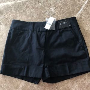 NWT Black Cuffed Shorts